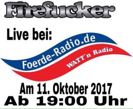 FIREFUCKER LIVE bei FOERDE-RADIO